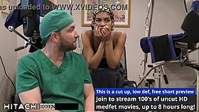 Freshman, get your mandatory hitachi orgasm from the doctor, says maya fierce.