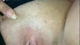 POV Fingering Shaved Pussy With Wet Lick Close Up