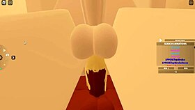 Roblox porn femboy gets treated like a slut with big black cock