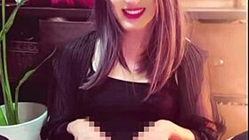 Beautiful Asian Ladyboy Crossdressing in Public Toilet, Quietly Masturbating Anal 😊