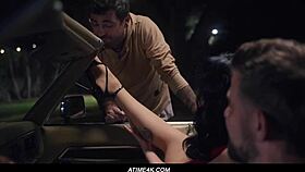 Sara and vince karter push their boundaries in a wild swinging adventure