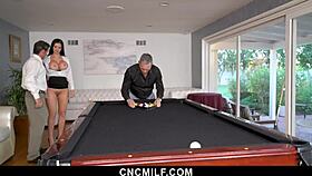 Office Celebration Turns Into Kinky Threesome With Secretary