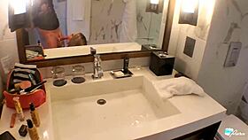 Model Fucks in Hollywood Bathroom