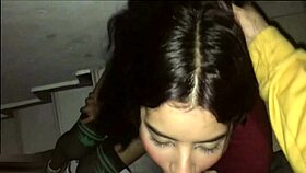 Sensual Deepthroat Blowjob with Beautiful Latina Girl Leads to Creampie Riding