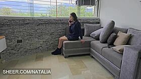 Uniformed Schoolgirl Cheats On Boyfriend With Best Friend