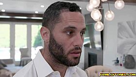 Teen Marley Brinx bent over in bikini getting doggystyle romp from behind