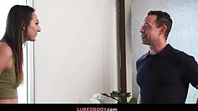 Wow, newbie gets a wild nuru massage with a big shareholder! 😏