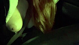 Italian long hair big tits artemisia love driving around and showing her big tits