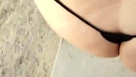 i follow and lift the skirt of a woman on the street