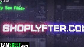 Officer mancinis special search - mall thief indica gets a wet pussy and cock sucking lesson 😏