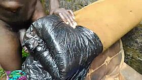 Hot toy wet fucking with big black cock and double penetration