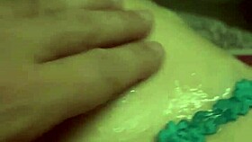 Blonde Brazilian Milf Alinemilf's Big Pussy Lips Gaped and Cum Covered in Intense Couple Orgasm