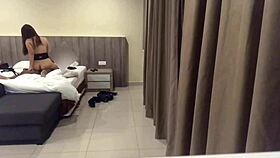 i placed a hidden cam to record this cheating tinder slut with me