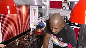 Romantic Lunch Turns Into Intense Anal Fucking With Brunette Riding Big Cock