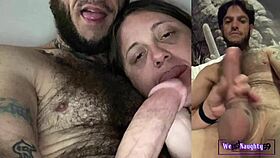 hot pawg girlfriend sucking and playing with my big white cock compilation