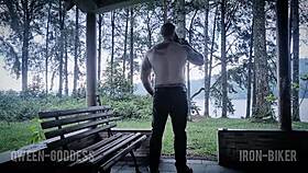 a goth vampire lady in the forest wants to get pregnant by a human through rough sex