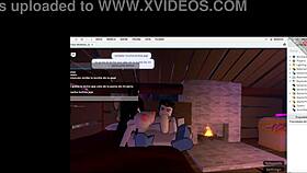 slut does footjob to her man