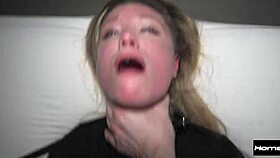 College students engage in rough group sex including deepthroat and facials captured on homemade video