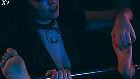 No escape from the tickling mistress's domination