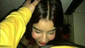 Sensual Deepthroat Blowjob with Beautiful Latina Girl Leads to Creampie Riding