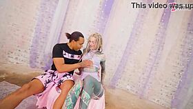 Inked Babe Ass Stretched