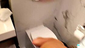 Model Fucks in Hollywood Bathroom