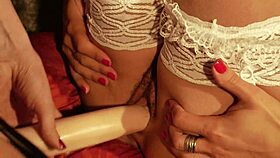 Look At These Pretty European Hostesses Licking Wet Pussies With Sex Toys For Intense Lesbian Orgasms!