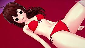 Girlfriend Slips Into Bikini For Intense Hotel Passion