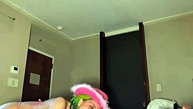 Petite Ebony Slut Got Her Throat And Pussy Stretched With A Big Creampie From Bbc