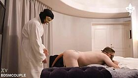 What teasing anal games await in bondage?