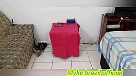 My Friend Luara Sanza Visited And Begged For Anal Action In Sheer Red