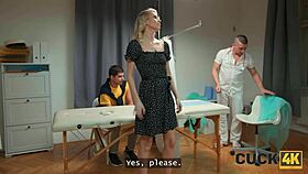 Cuck4k doctor touched and cured my pussy 😍