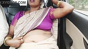 indian couple on long car drive telugu talks