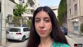 If you lose the game - you will have to walk with cum on your face in public - cumwalk