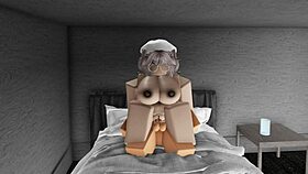 Fucking my cute girlfriend in my bedroom