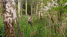 Bimbodoll takes strangers cock while training