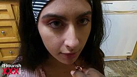 Angeline Red 19Yo Step Daughter Strips And Gets Fucked