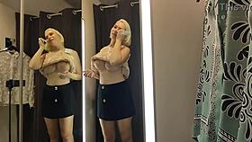 Try On Haul Sexy Clothes Completely Transparent In The Fitting Room