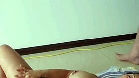 outdoor closeup massage with big ass shaking and monster cock teasing