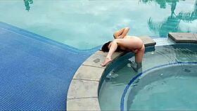 Jenna J Ross likes to squeeze her own nipples when she cums on her fingers