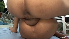 skinny japanese blonde teen model receives deep creampie in uncensored jav