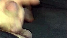 Just me, a chubby fat guy, masturbating my big cock till I cum all over