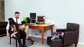 Asian punished by dick and belt 😈