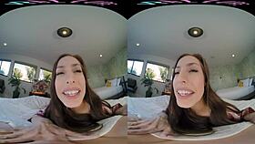 Horny Brunette Fucks In Vr