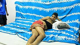 in talk with my sex mate for a nice homemade fuck with big black cock and petite body