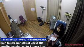 Nurse Lilly Hall Fingers Patients For Orgasm Research