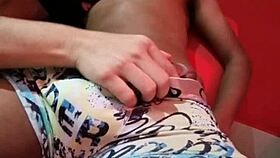 Wife Sucks Huge Black Cock in Motel Chair Tease