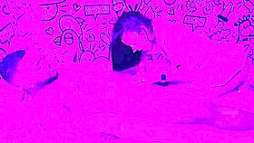 Skinny brunette teen chokes on monster cock after school fun