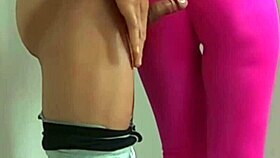 Follando con mi amiga pervertida que llego a casa para correrse encima de mi 😈