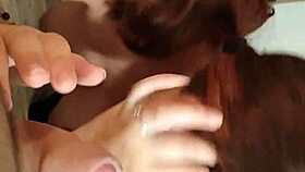 she resists wildly during intense deepthroat action